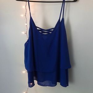 🌸Doublju | Cobalt Blue Tank Top Women's XXL